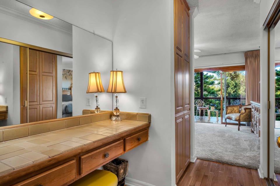 Vanity Area and Large Closet Space from Primary Bedroom