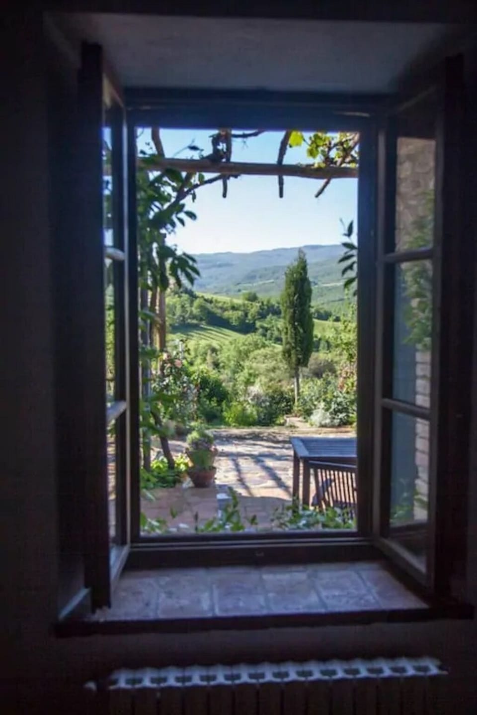 Mimosa Studio..Fenster auf die Terrasse