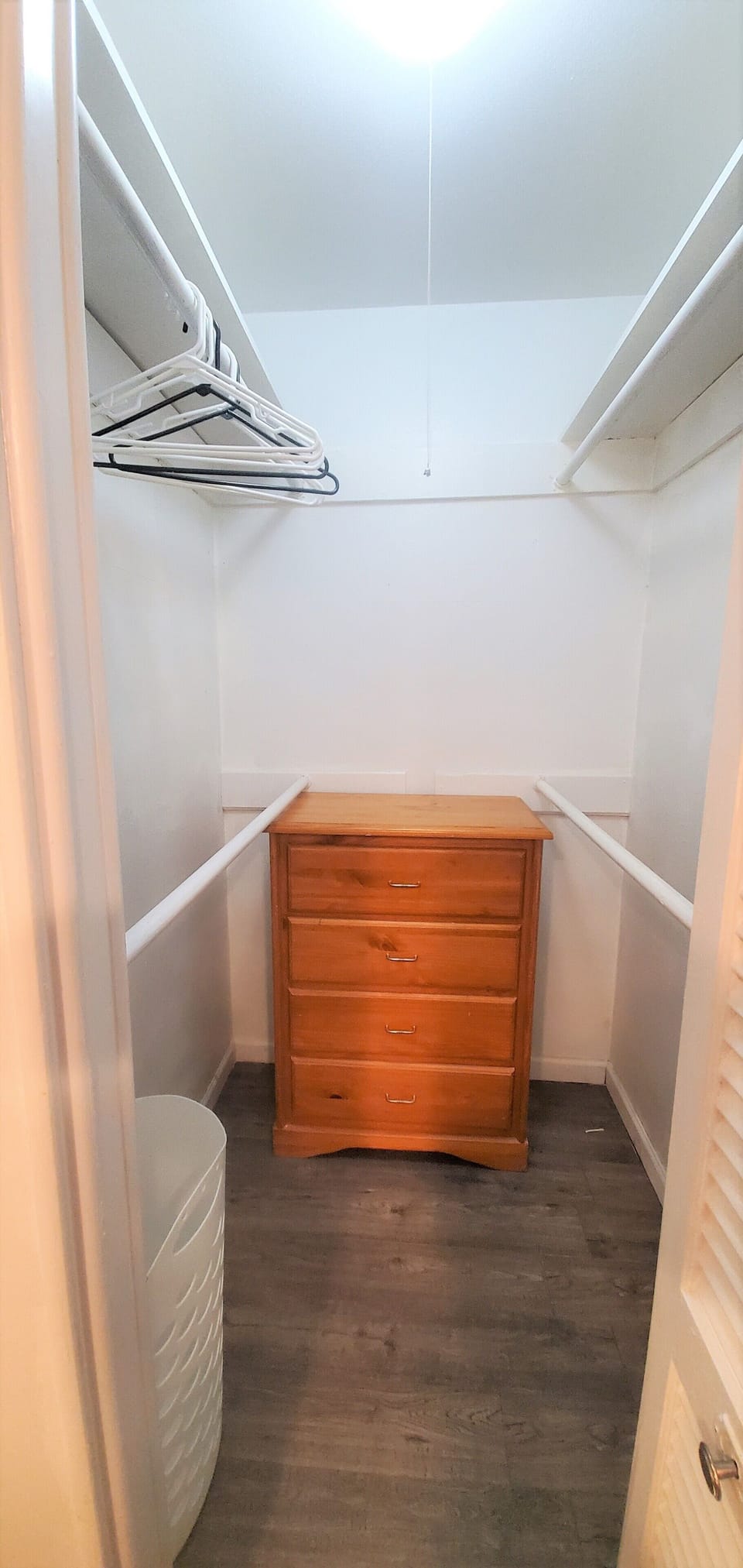 walk-in master closet