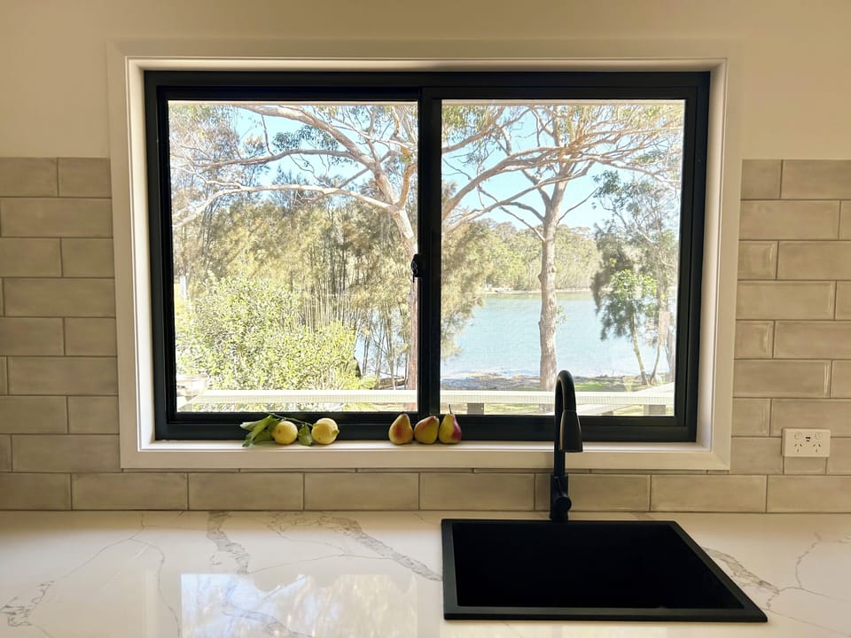 View from kitchen