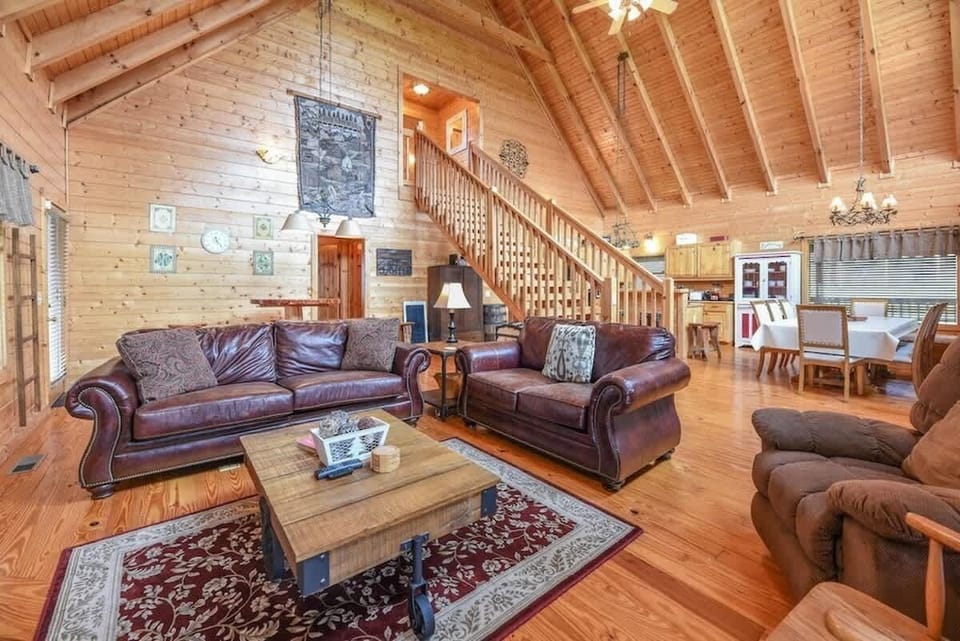 Catch your favorite shows in our stylish living room with TV.
