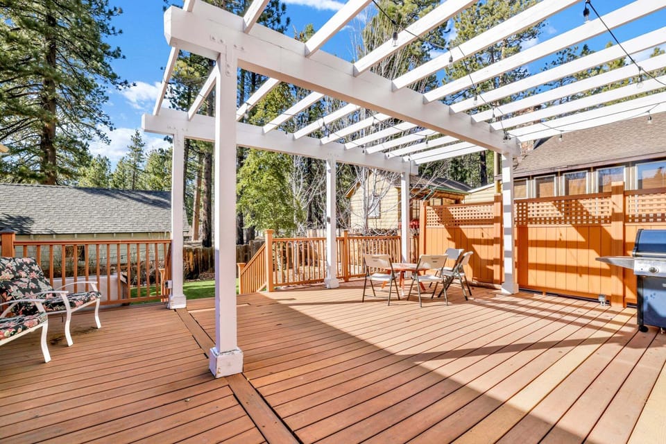 Inviting patio with cozy seating and scenic surroundings, perfect for morning coffee or evening gatherings.