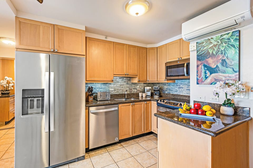 Modern kitchen with new countertops and cabinets for all your culinary needs