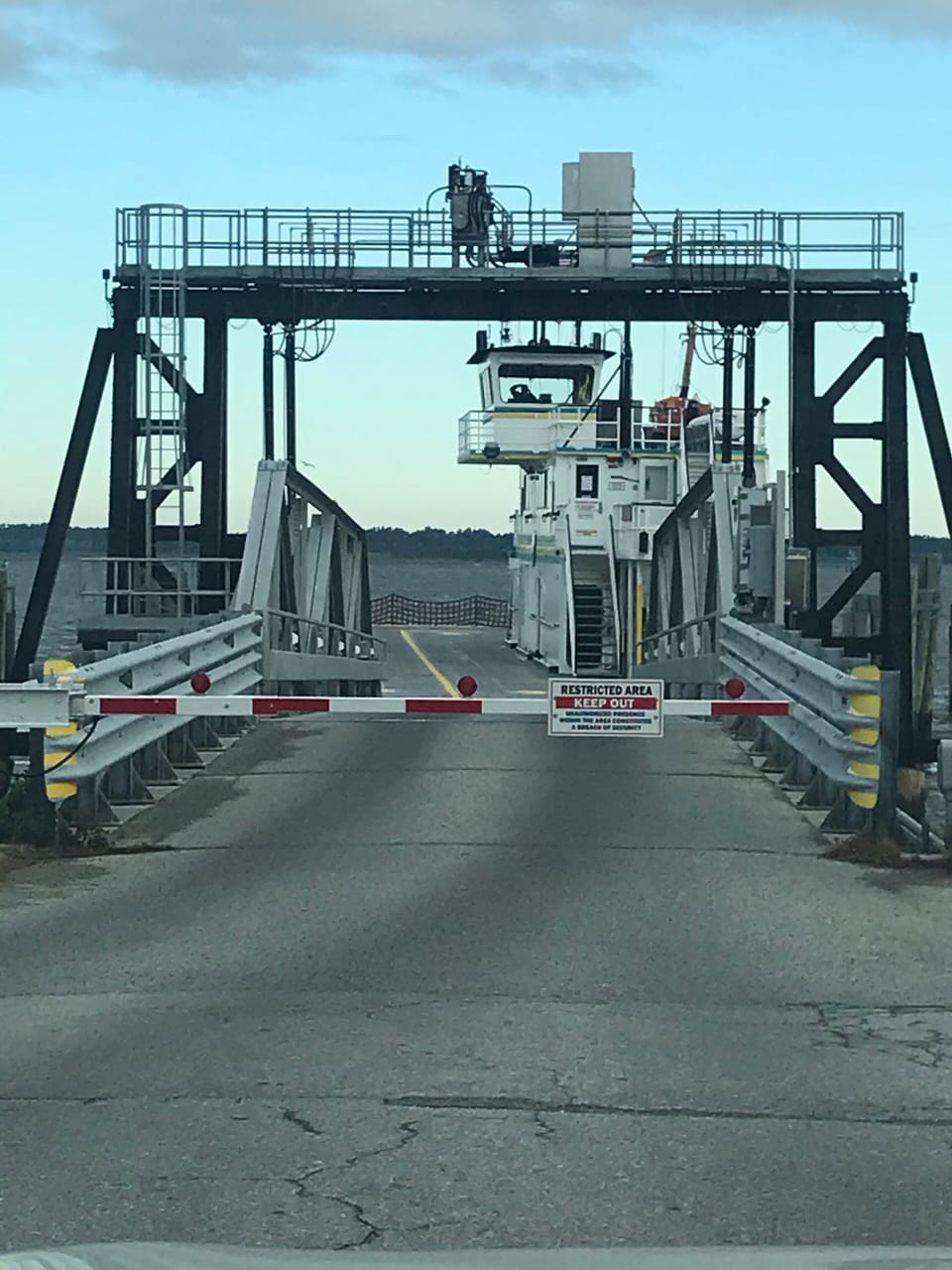 Ferry ride to Ft.Fisher and Pleasure Island 