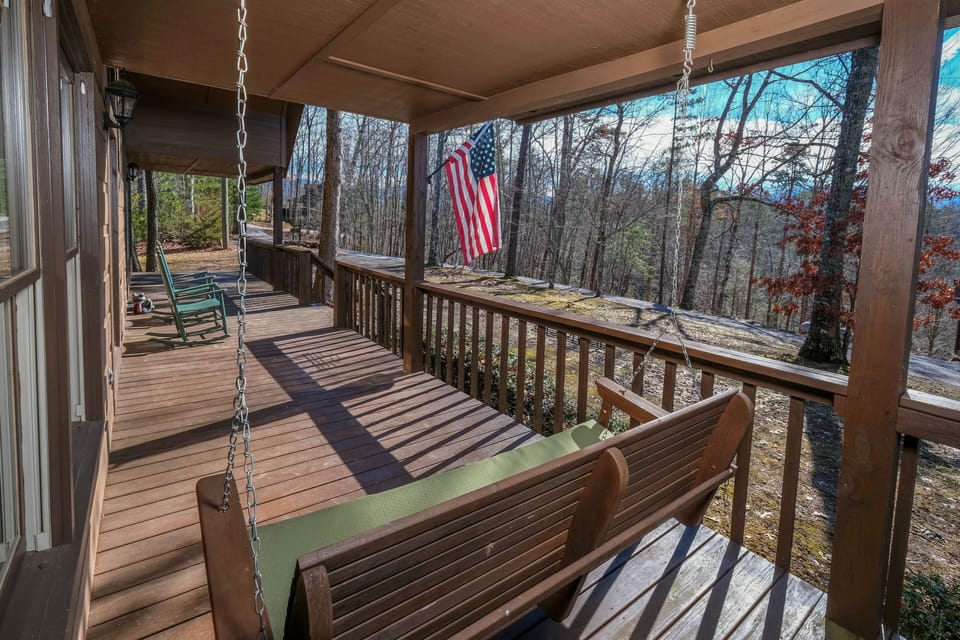 front porch swing to enjoy each sunset