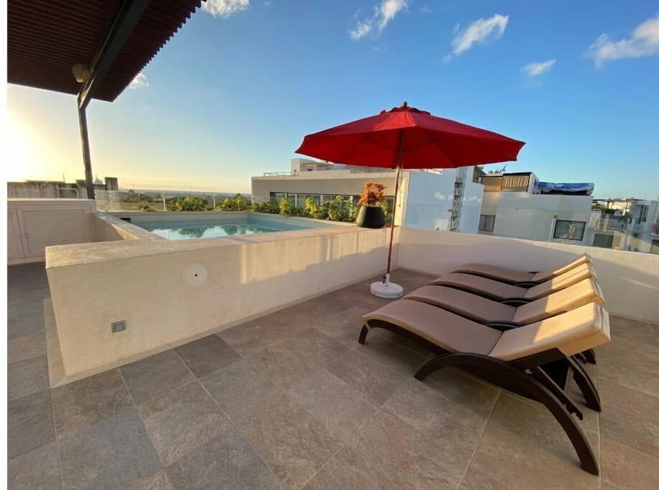 Fully equipped roof with pool 