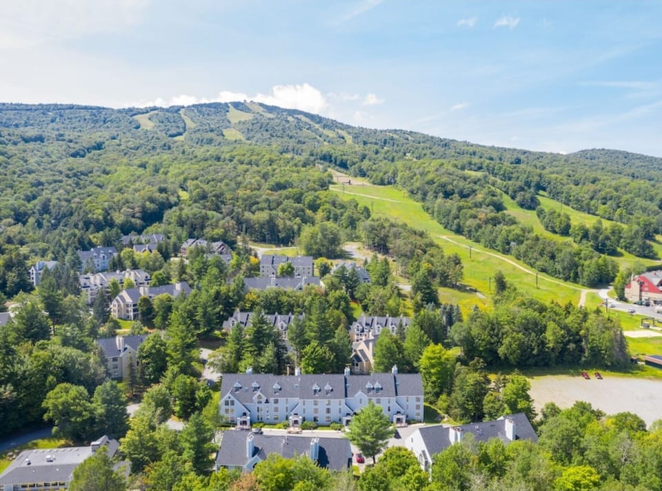 We are higher up in the complex just steps to trails to Carinthia or Sundance