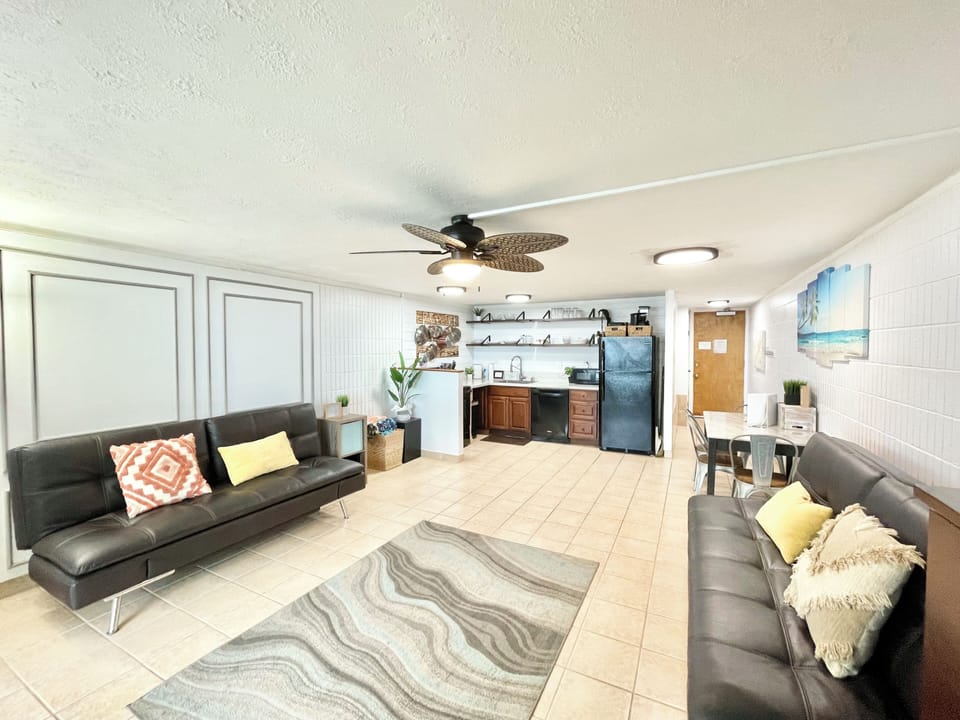 After a full day of exploring, the living room is perfect for relaxing 