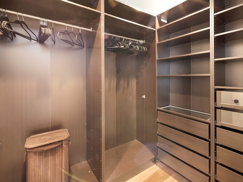 Bedroom #1 closet.