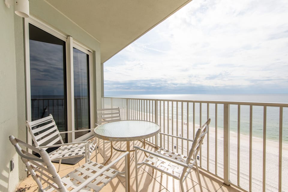 Private balcony.