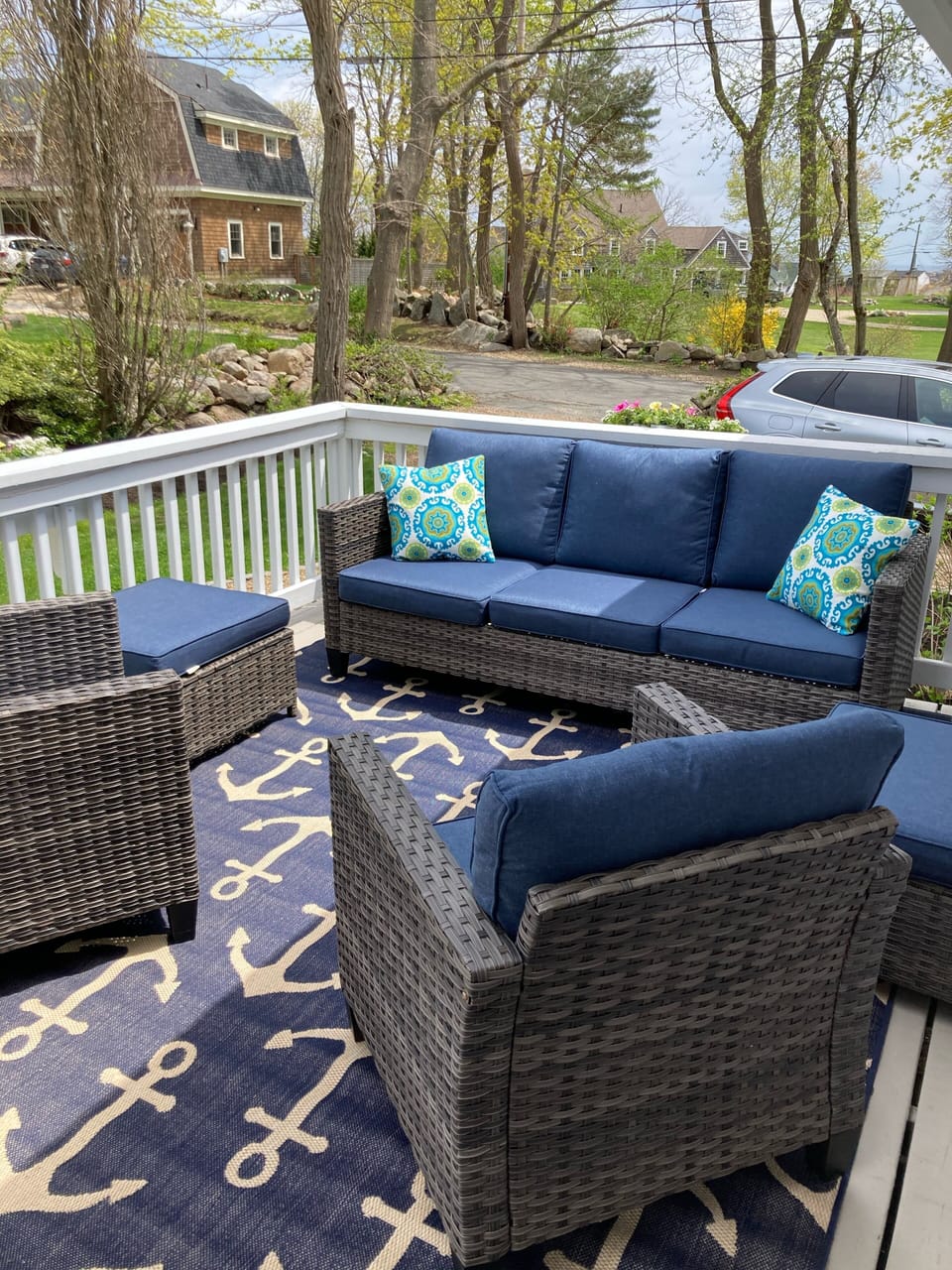 Large private deck