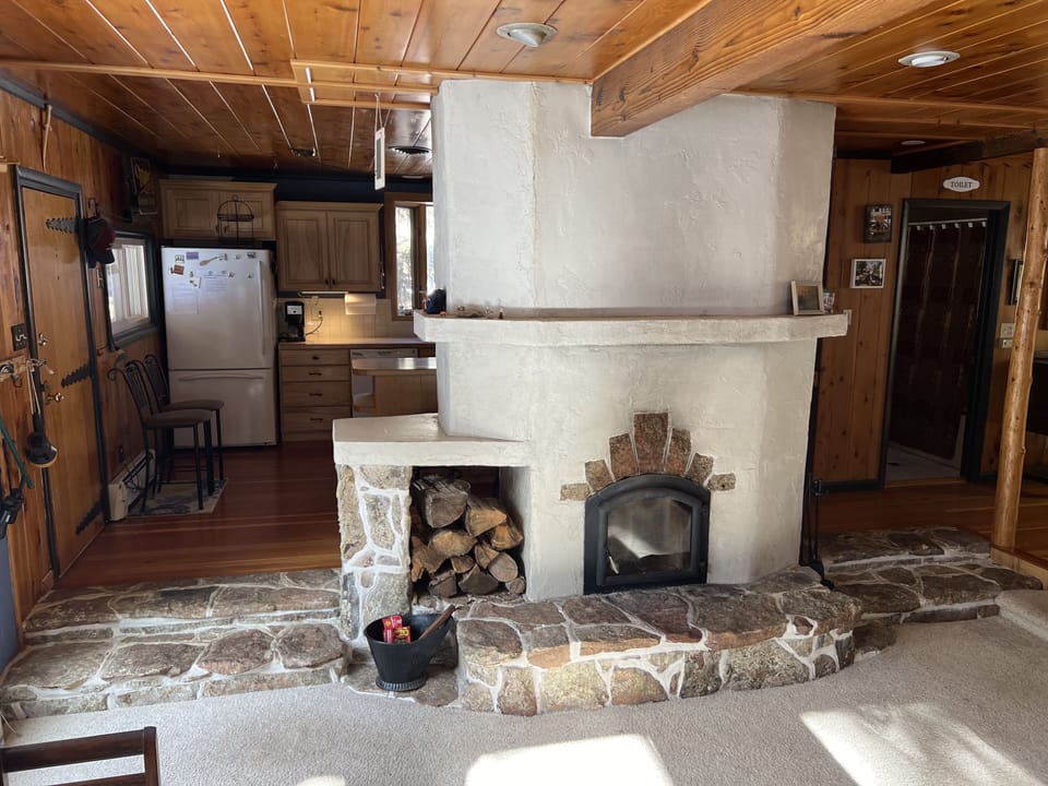 wood burning Russian stove