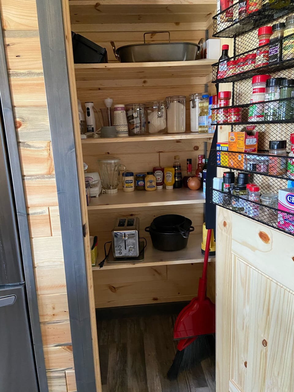 Well stocked pantry.  Help yourself!