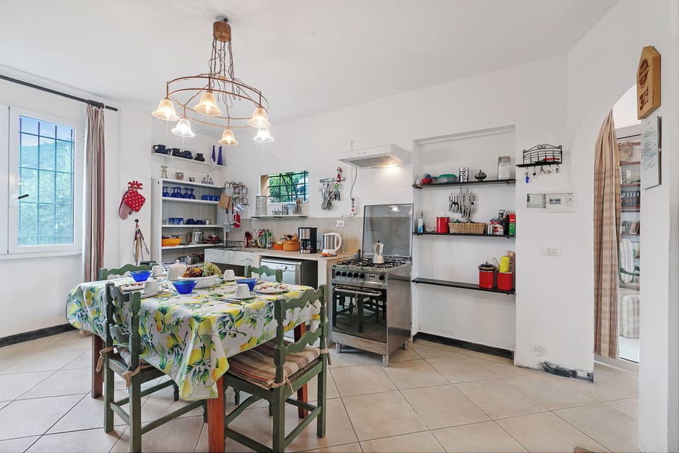 Kitchen and dining area