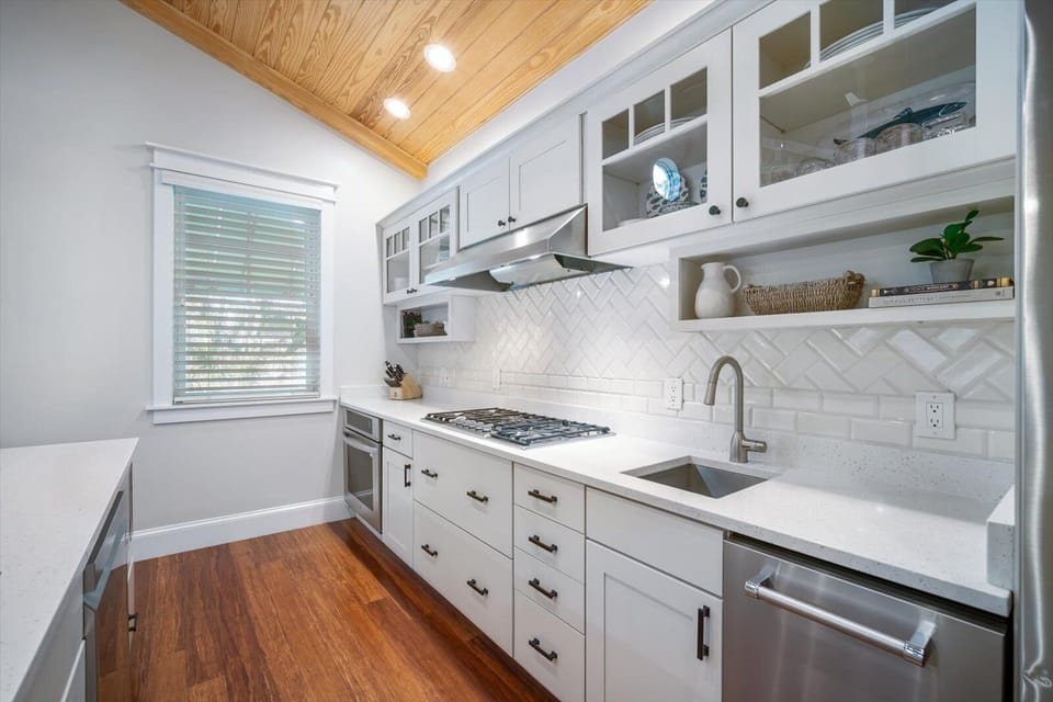 Modern kitchen with all appliances