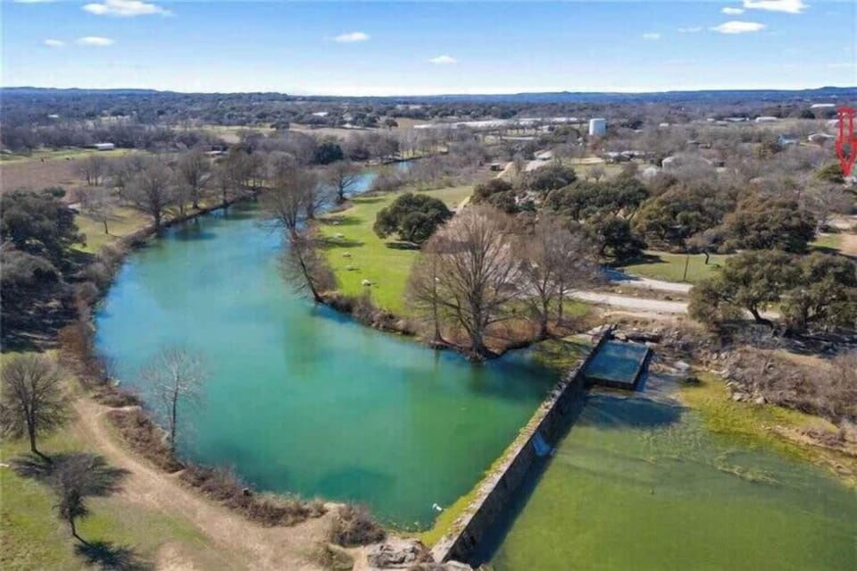 The Blanco River (walking distance)