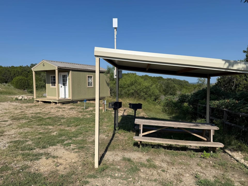 Texas Family Reunions Top of Dam Group Campground CabinJPG