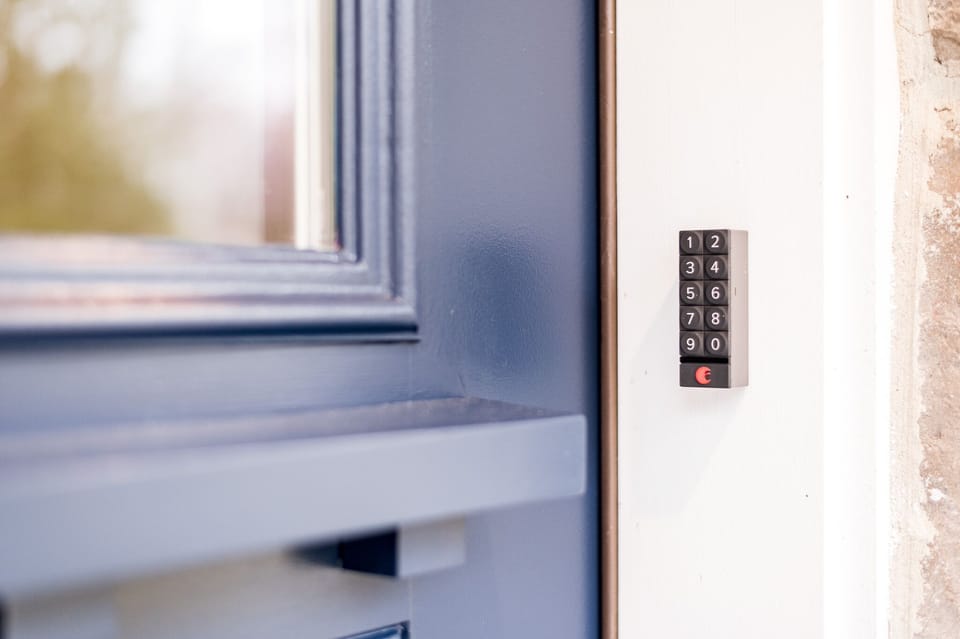 Check in with a personalized code at your convenience.