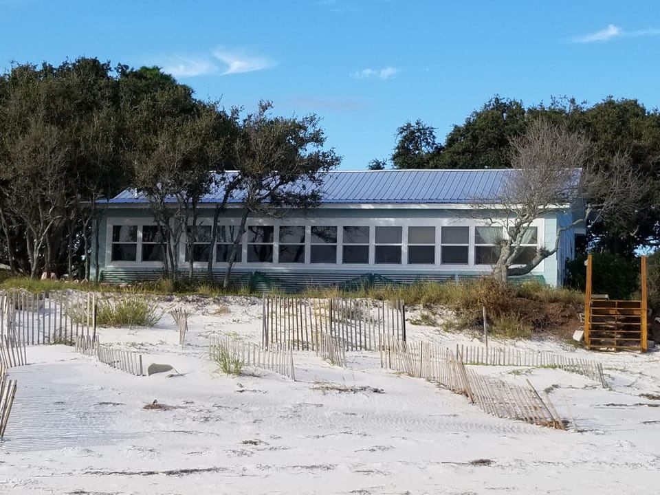 View of The Fun Flamingo Bungalow from the back