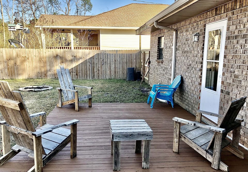 The back deck