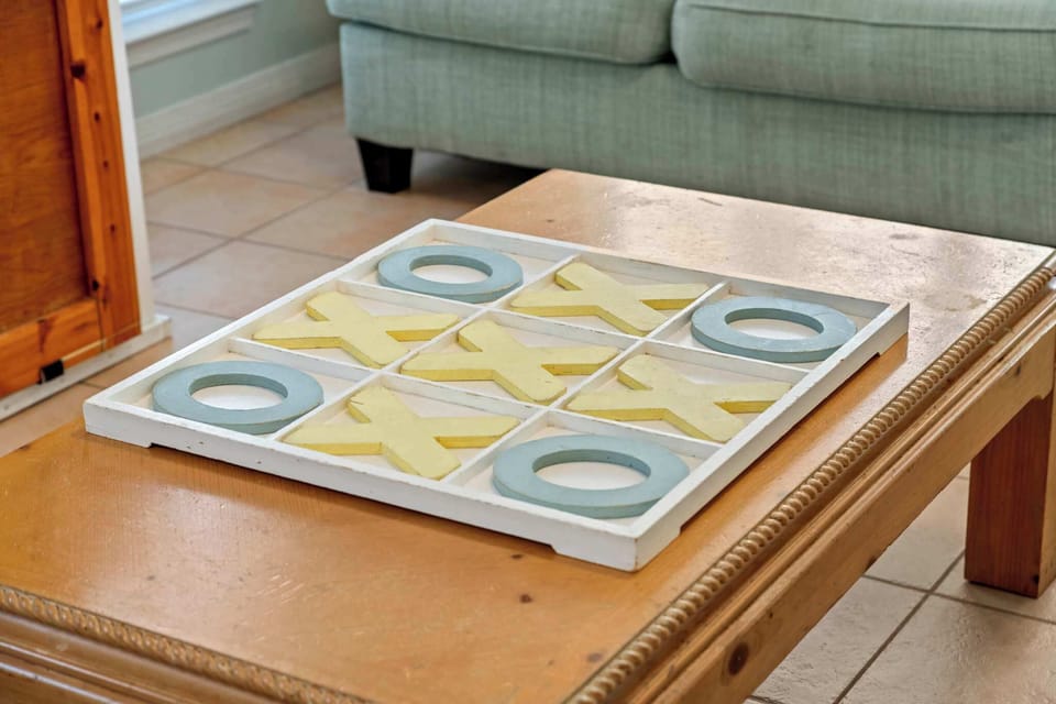 A little tic-tac-toe fun for guests of all ages.