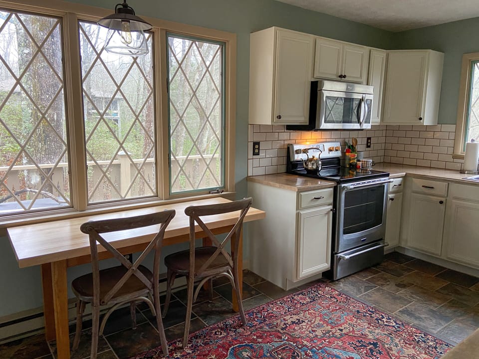 Eat in kitchen to sit and enjoy the nature view right outside.