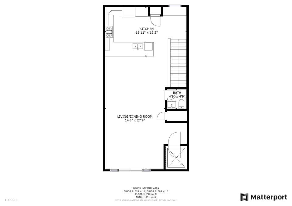 Floor Plan, 3rd Floor