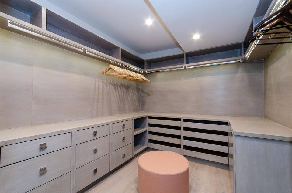 Massive walk in closet.