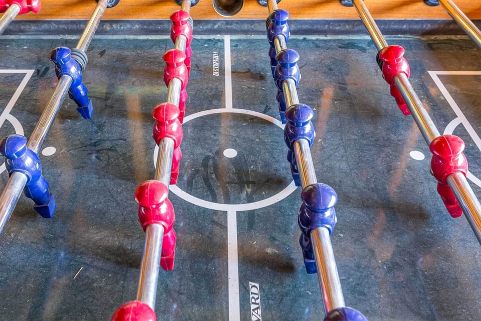 Foosball in Garage