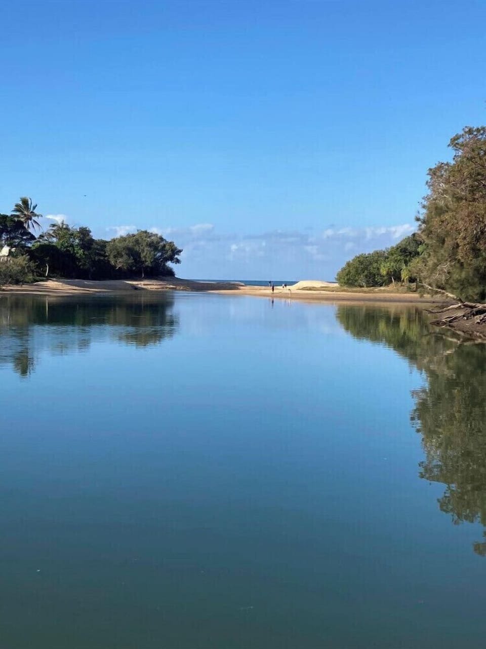 Beautiful Tooway Creek opening to the ocean