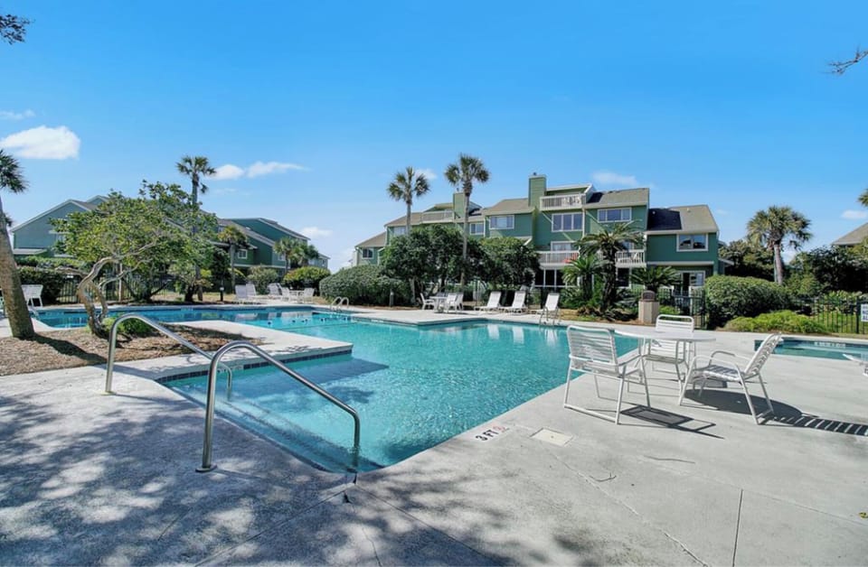 Dive into bliss in this community pool.