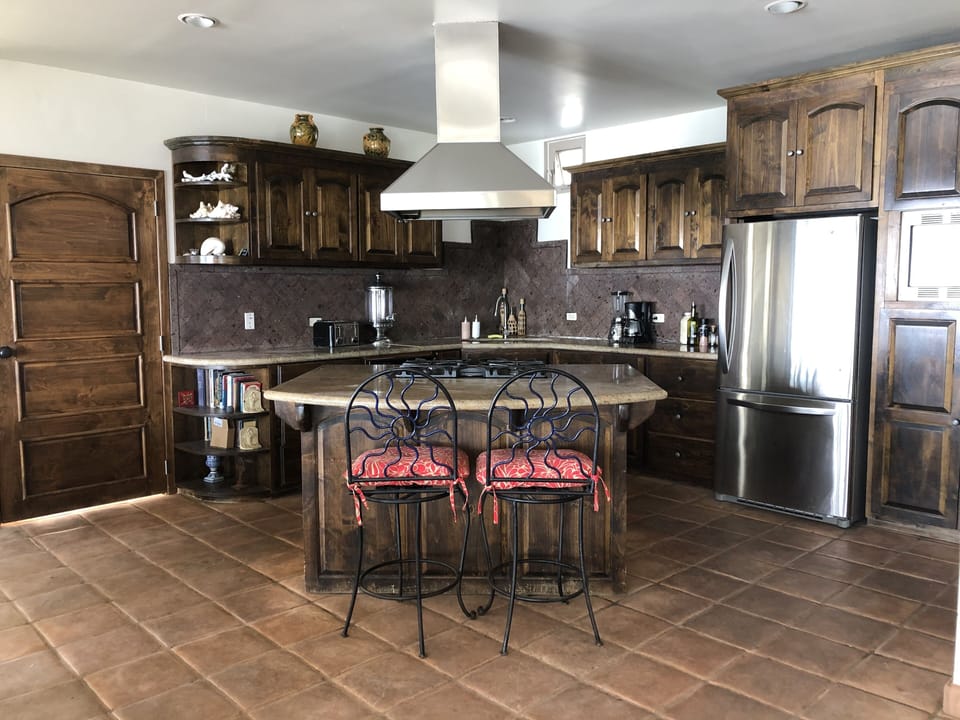 Large gourmet kitchen