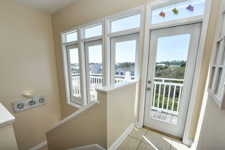 We call it "Sunset Deck" -Watch the sunset or check the pool out back