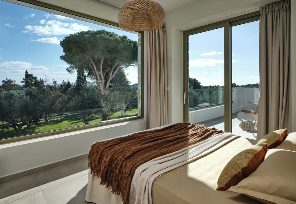 First floor double bedroom with spectacular views.