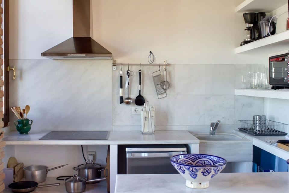 Cocina del Torreón con menaje