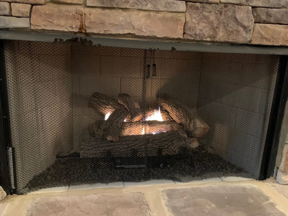 Gas Log Fireplace