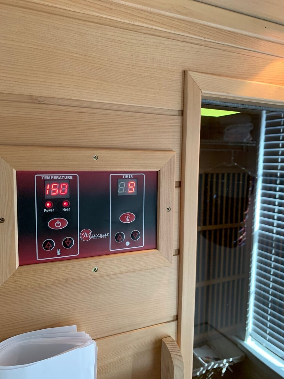 Master Bath 3 Person Carbon Fiber Infrared Heaters with premium sound system.