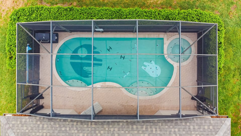 Come swim in the coolest pool in the galaxy!