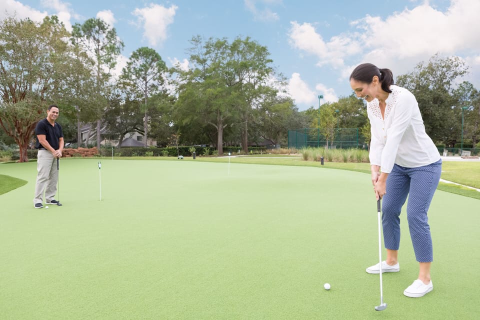 Putting green - Or work on your short game on our putting green.