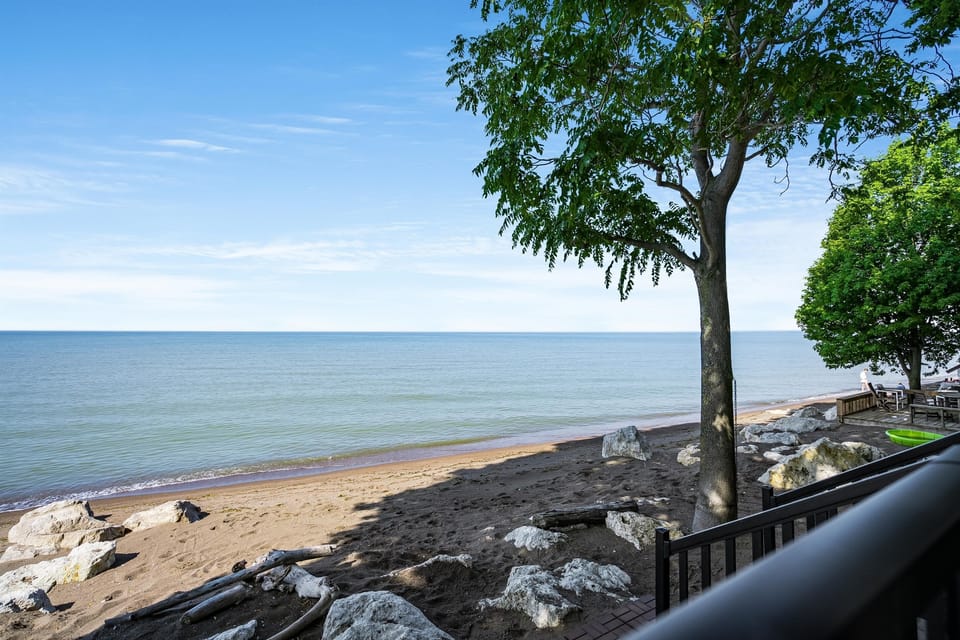 Dip your toes in the water at anytime with private beach access.
