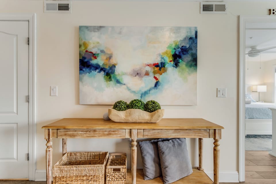 Tastefully decorated condo, with positive beach vibes!  