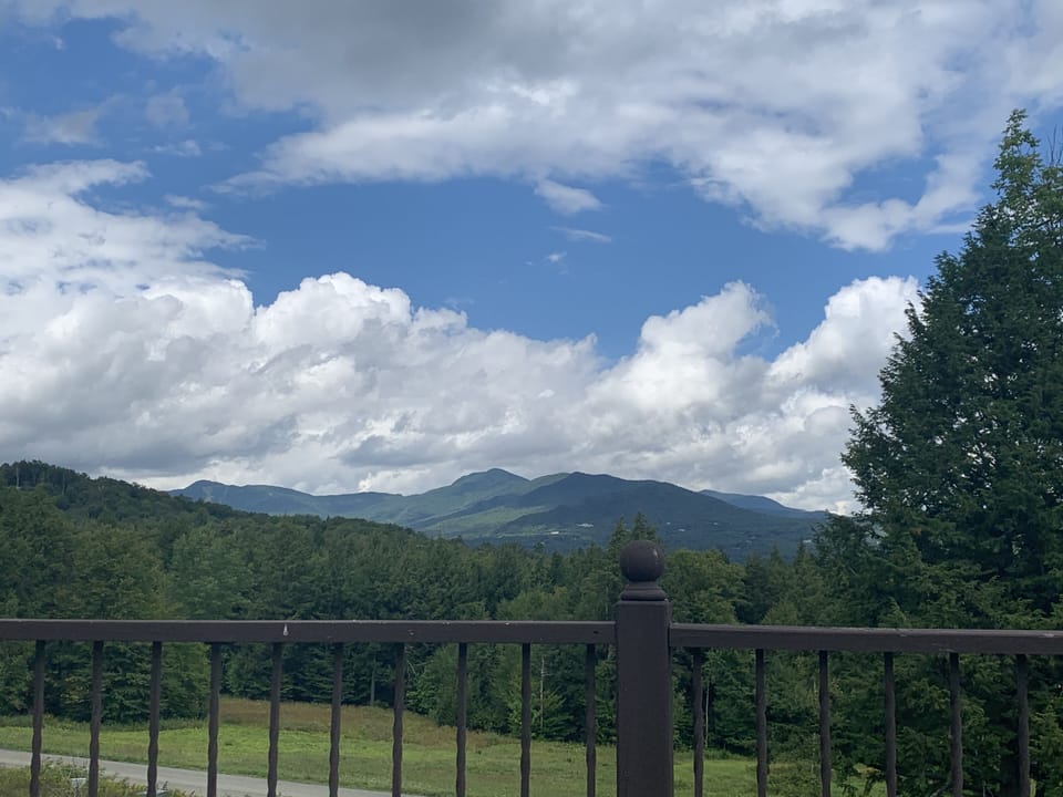 View from the Villa deck - Mount Mansfield