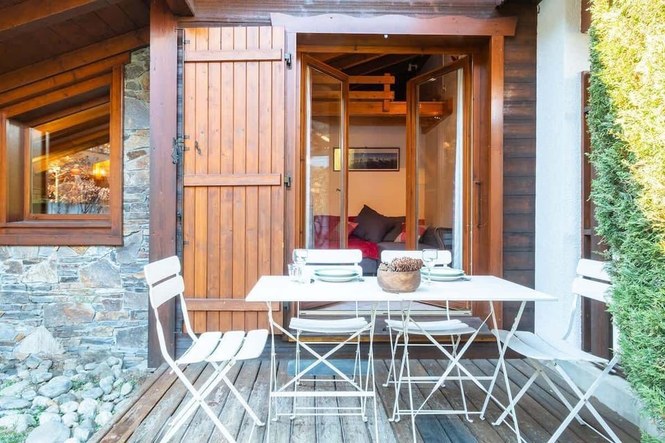 Enjoy the beautiful mountain views from your private terrace