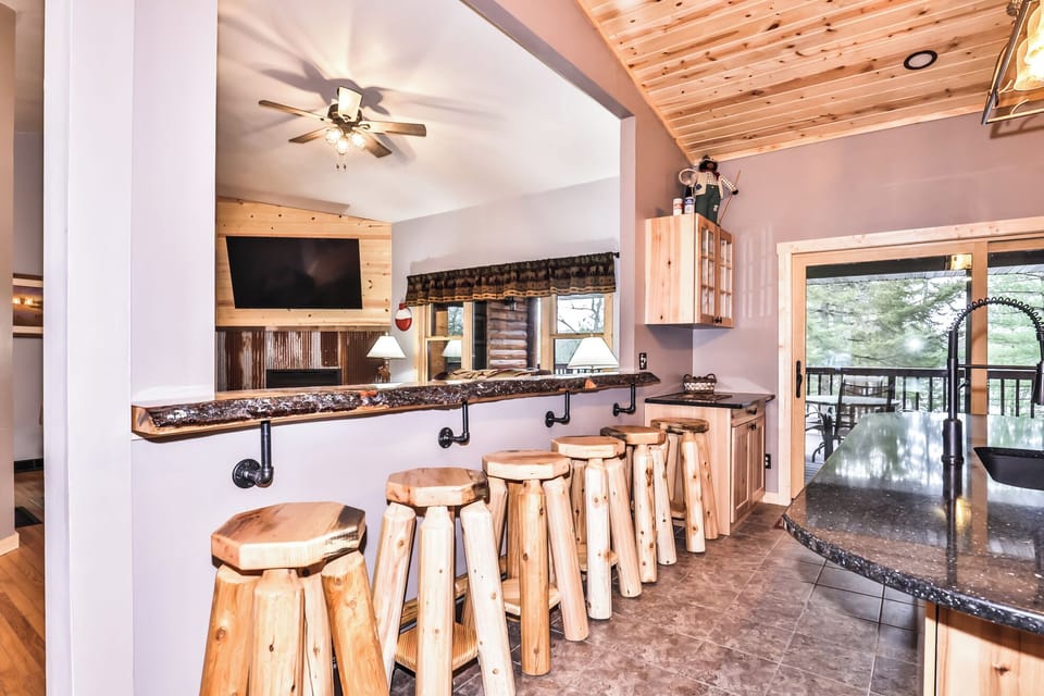 inviting breakfast bar