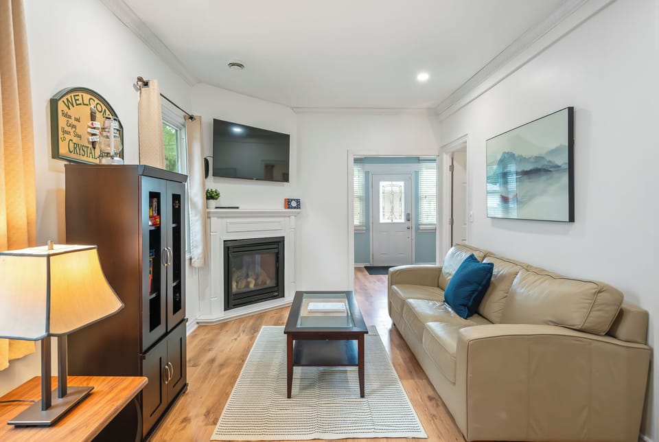 Newly renovated living room 
