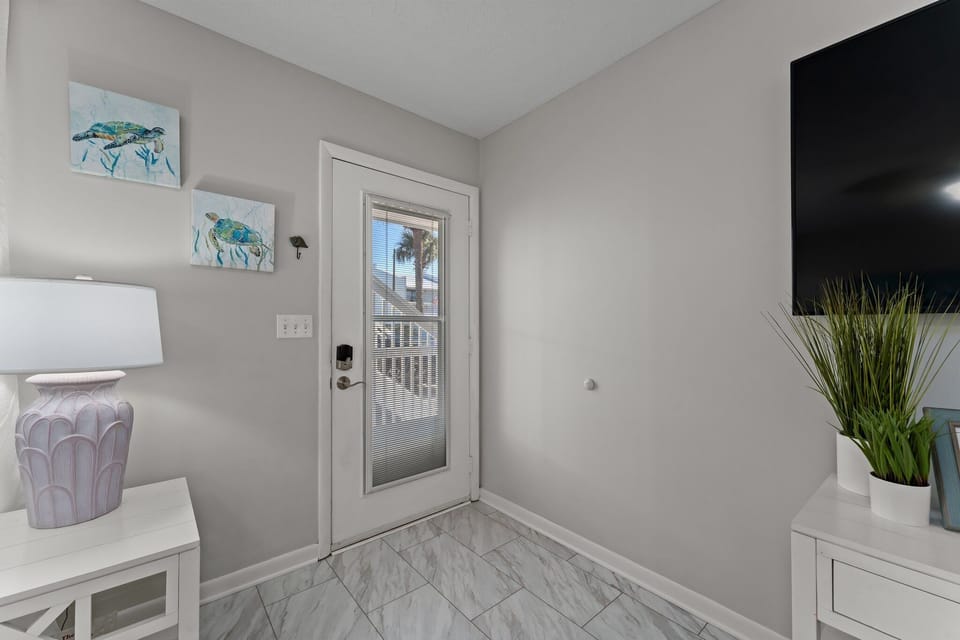 Easy access to covered porch, all living space on one level.