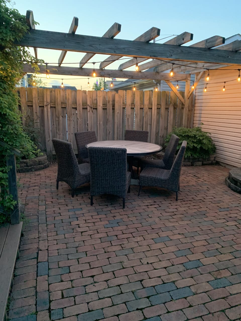Back Patio Dining Area, First Floor

Note: patio furniture stored during winter