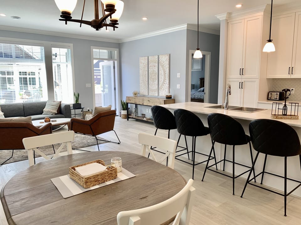 Gorgeous home and open concept living 