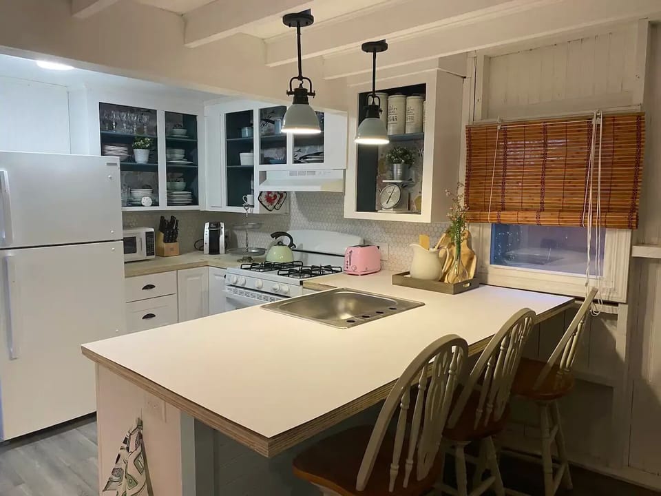 Kitchen with an oversized island