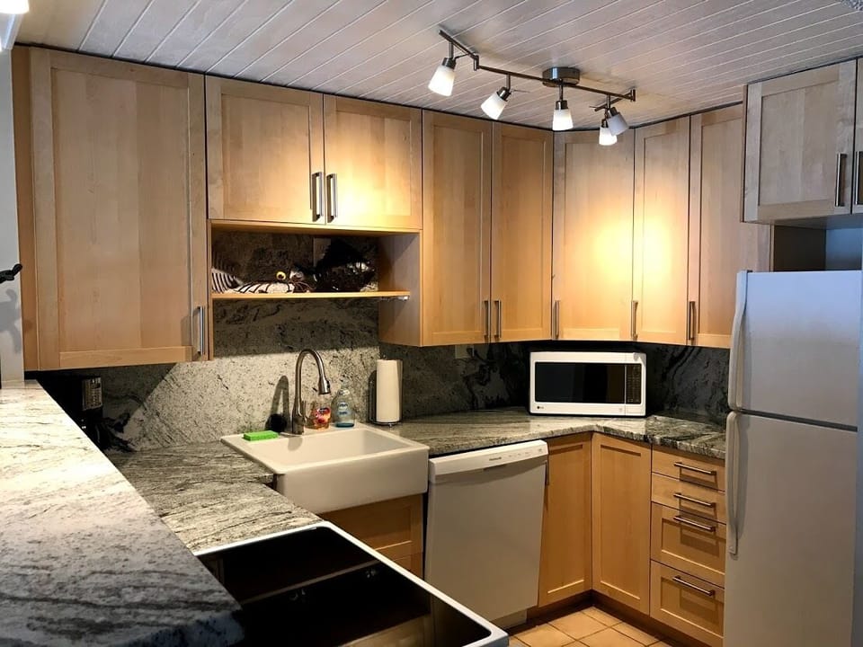 Kitchen with all the supplies needed to cook a meal at home